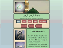 Tablet Screenshot of masjid.ch